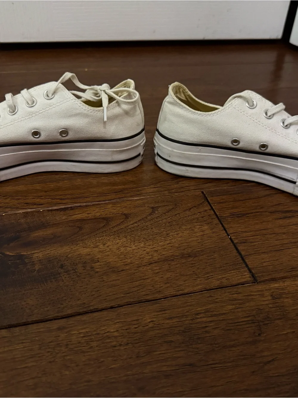 Converse White Low-Top Canvas Sneaker - Picture 2 of 6